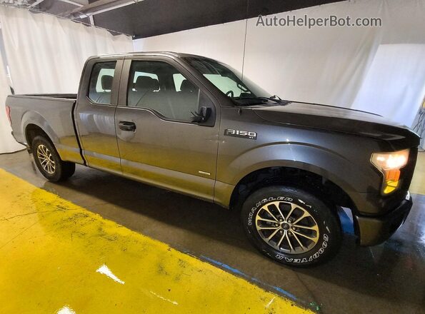 1FTEX1EP6GFA84040 2016 FORD F150 Gray Front right
