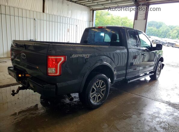 1FTEX1EP6GFD15650 2016 FORD F150 Gray Հետևի աջ