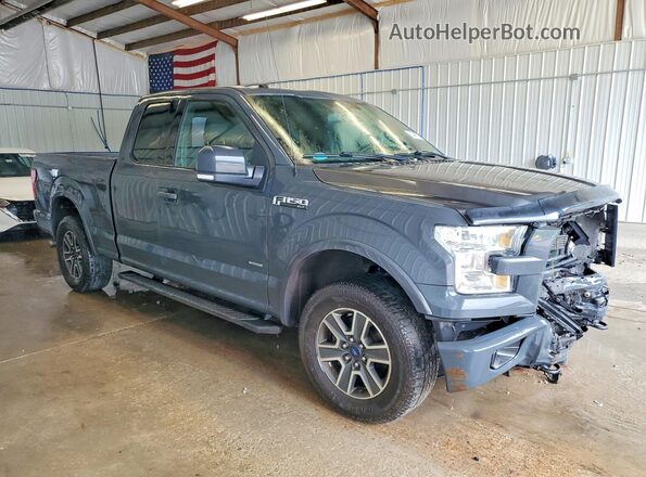 1FTEX1EP6GFD15650 2016 FORD F150 Gray Առջևի աջ