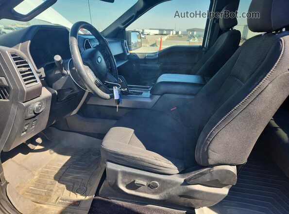 1FTEX1EP6GKF04578 2016 FORD F150 White წინა სალონის ხედი