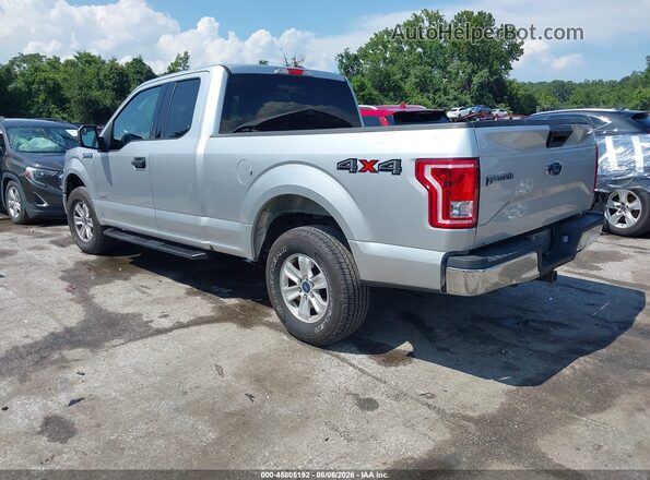 1FTEX1EP6HFA64789 2017 FORD F150 Silver უკანა მარცხენა