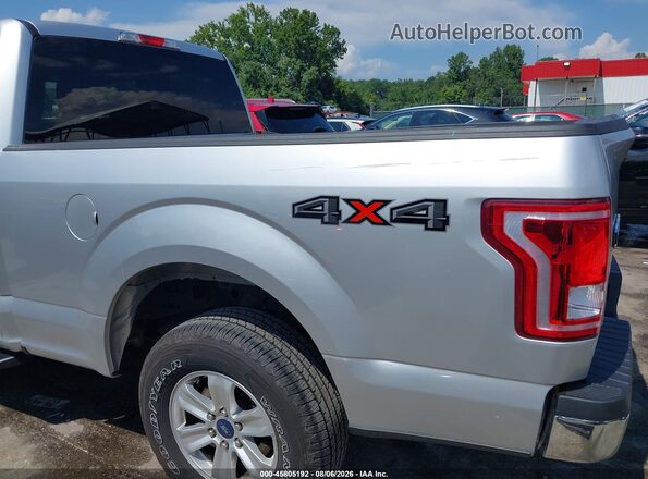 1FTEX1EP6HFA64789 2017 FORD F150 Silver წინა ხედი