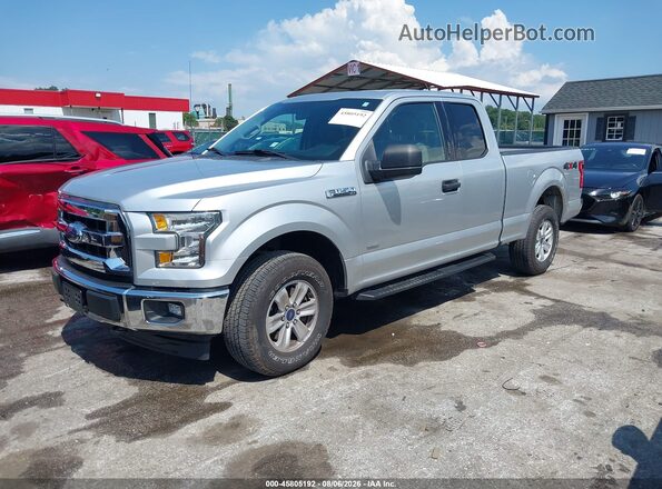 1FTEX1EP6HFA64789 2017 FORD F150 Silver წინა მარცხენა ხედი სამი მეოთხედიდან
