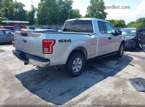 1FTEX1EP6HFA64789 2017 FORD F150 Silver უკანა მარჯვენა