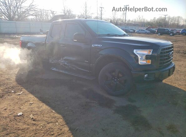 1FTEX1EP6HFC44788 2017 FORD F150 Black Przód prawy