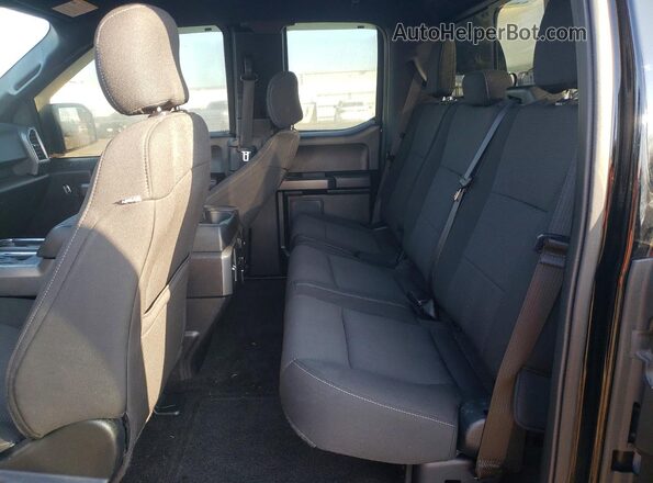 1FTEX1EP6HFC44788 2017 FORD F150 Black Widok tylnych siedzeń