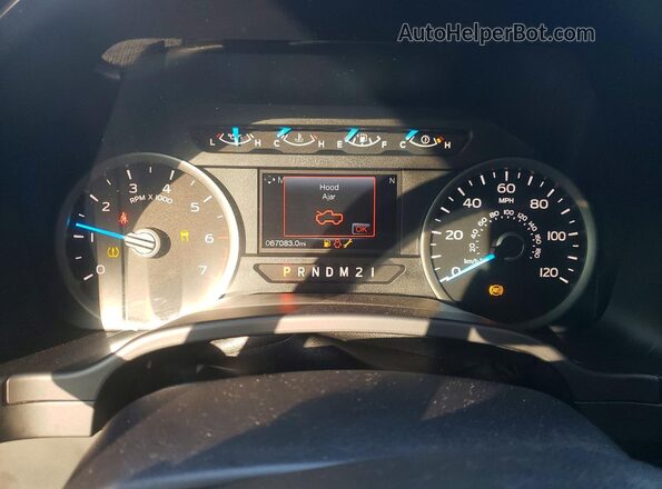 1FTEX1EP6HFC44788 2017 FORD F150 Black Widok zestawu wskaźników