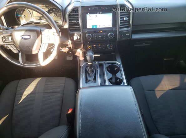 1FTEX1EP6HFC44788 2017 FORD F150 Black Widok deski rozdzielczej