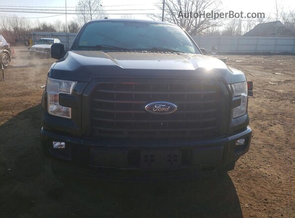 1FTEX1EP6HFC44788 2017 FORD F150 Black Widok z przodu