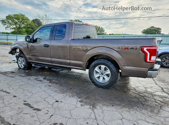 1FTEX1EP6HKC47651 2017 FORD F150 Tan Trasero izquierdo