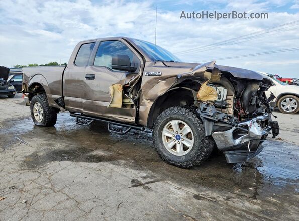 1FTEX1EP6HKC47651 2017 FORD F150 Tan Delantero derecho