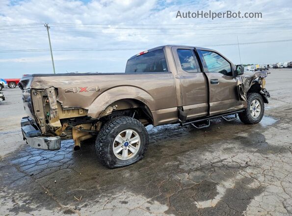 1FTEX1EP6HKC47651 2017 FORD F150 Tan Trasero derecho