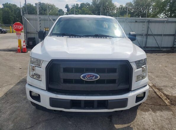 1FTEX1EP6HKC59279 2017 FORD F150 White Դիմացի տեսք