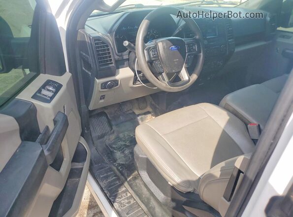 1FTEX1EP6HKC59279 2017 FORD F150 White Առջևի վահանակի տեսք