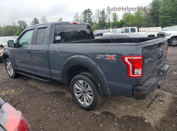 1FTEX1EP6HKD52139 2017 FORD F150 Gray Trasero izquierdo
