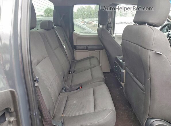 1FTEX1EP6HKD52139 2017 FORD F150 Gray Vista de los asientos traseros
