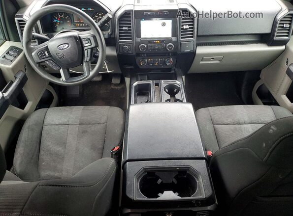 1FTEX1EP6HKD52139 2017 FORD F150 Gray Vista del salpicadero