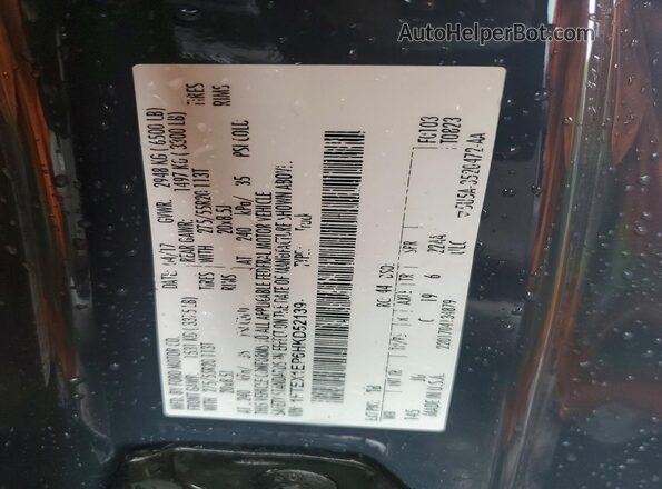 1FTEX1EP6HKD52139 2017 FORD F150 Gray Vista del compartimento del motor