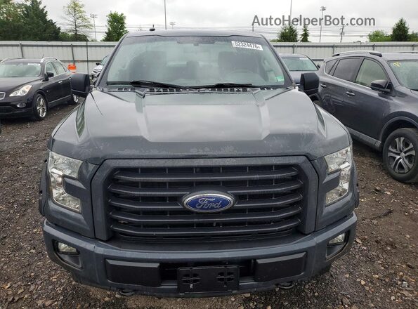 1FTEX1EP6HKD52139 2017 FORD F150 Gray Vista frontal
