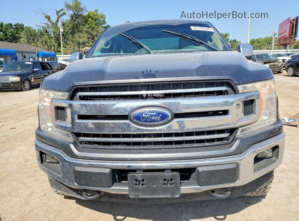 1FTEX1EP6JFA47321 2018 FORD F150 Gray Vista frontal