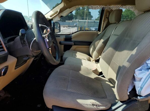 1FTEX1EP6JFA47321 2018 FORD F150 Gray Vista interior delantera