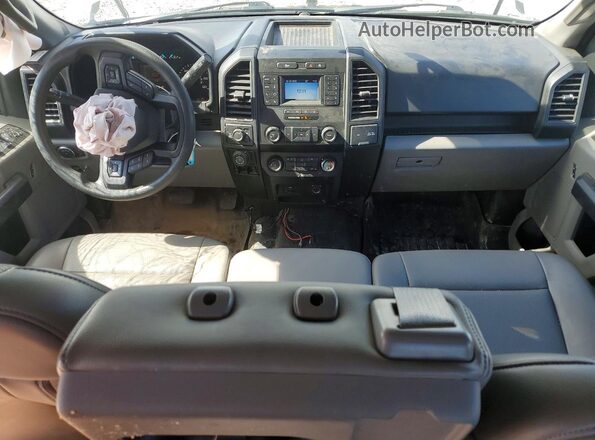 1FTEX1EP6LKD19988 2020 FORD F150 Белый Вид панели приборов