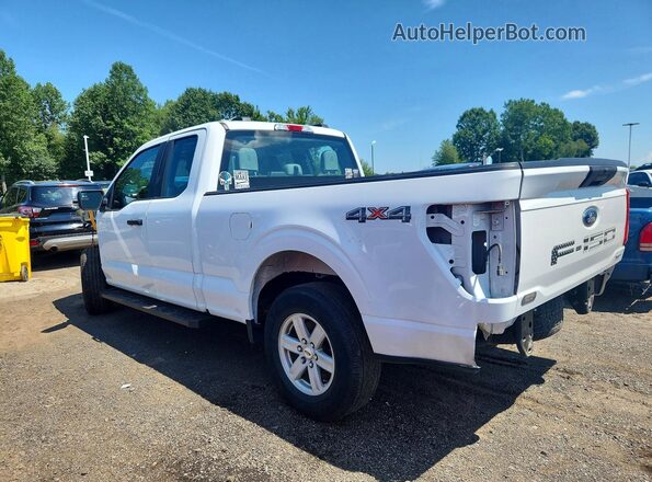 1FTEX1EP6PKE07154 2023 FORD F150 White Trasero izquierdo