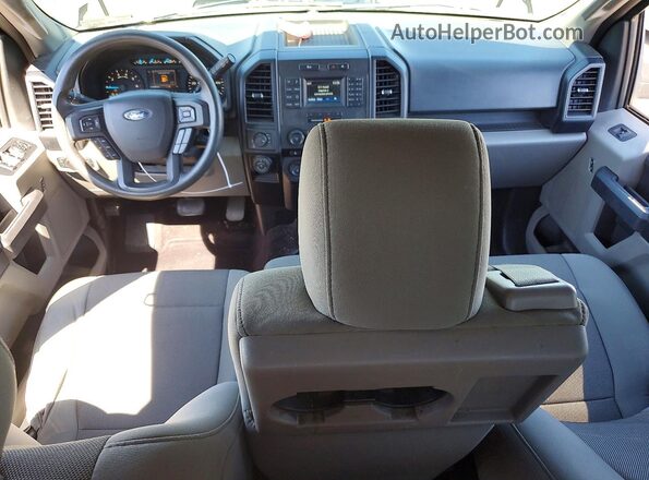 1FTEX1EP7GFB80422 2016 FORD F150 Gray Widok deski rozdzielczej