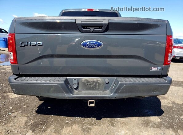 1FTEX1EP7GFB80422 2016 FORD F150 Gray Widok z tyłu