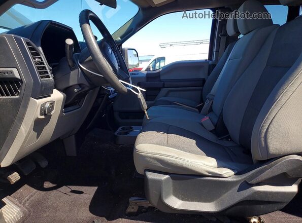 1FTEX1EP7GFB80422 2016 FORD F150 Gray Widok wnętrza z przodu