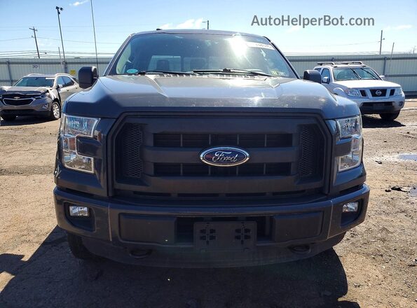 1FTEX1EP7GFB80422 2016 FORD F150 Gray Widok z przodu