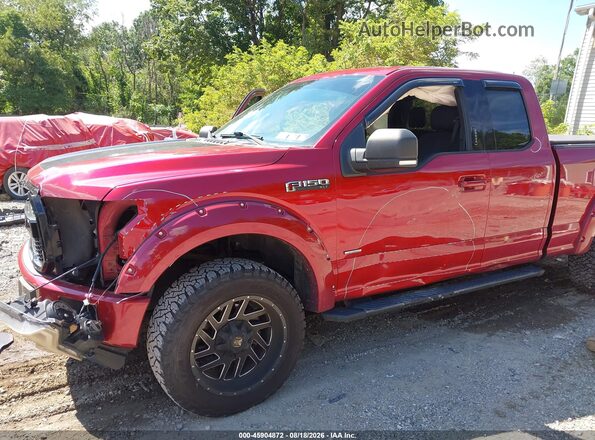 1FTEX1EP7GFC81699 2016 FORD F150 Red Դիմացի տեսք