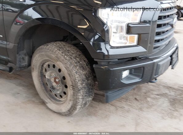 1FTEX1EP7HFC13114 2017 FORD F150 Black Widok z przodu