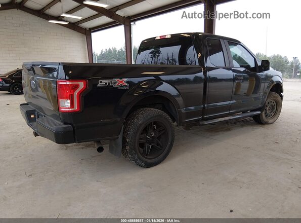 1FTEX1EP7HFC13114 2017 FORD F150 Black Tył prawy