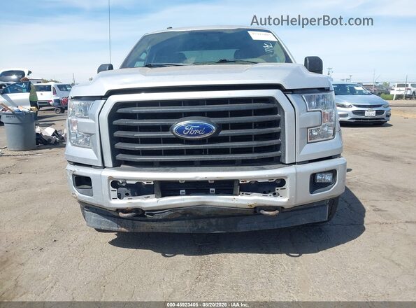 1FTEX1EP7HKD73419 2017 FORD F150 Gray ხელსაწყოთა პანელის ხედი