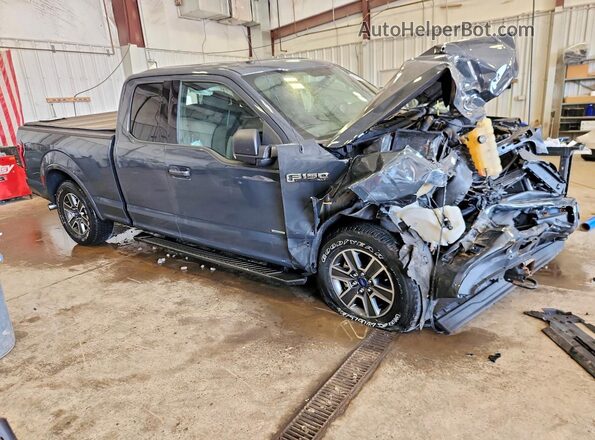 1FTEX1EP7HKE18486 2017 FORD F150 Gray Front right