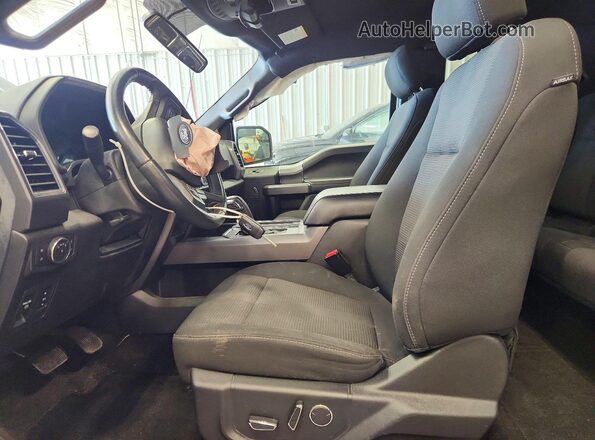 1FTEX1EP7HKE18486 2017 FORD F150 Gray Front interior view