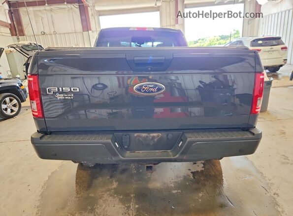 1FTEX1EP7HKE18486 2017 FORD F150 Gray Rear view