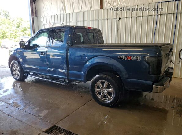1FTEX1EP7JFA77850 2018 FORD F150 Blue Tył lewy