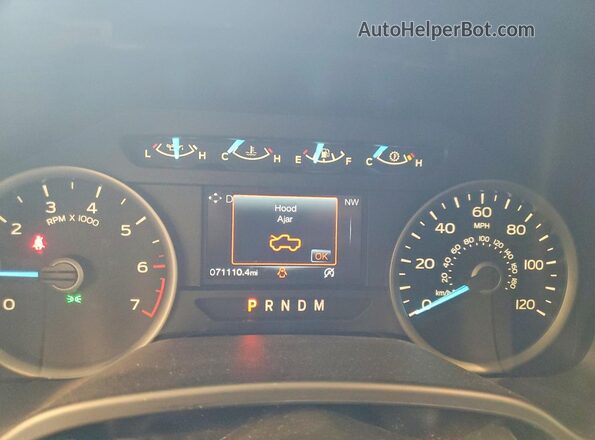 1FTEX1EP7JFA77850 2018 FORD F150 Blue Widok zestawu wskaźników