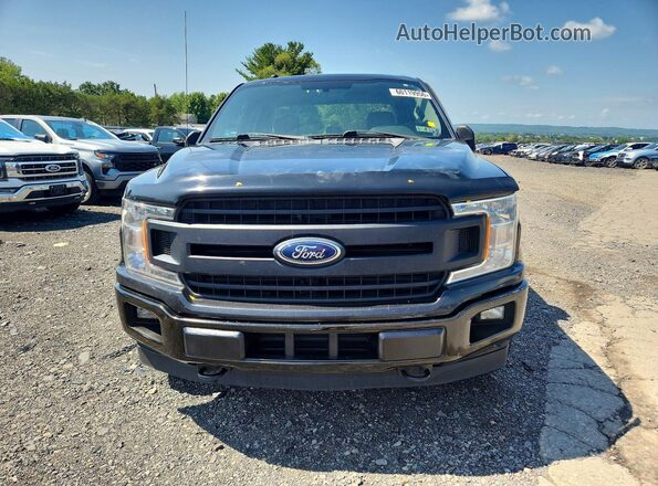 1FTEX1EP7JFB07865 2018 FORD F150 Black Դիմացի տեսք