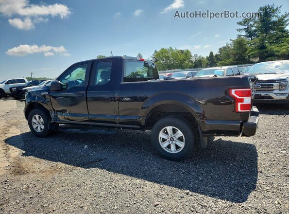 1FTEX1EP7JFB07865 2018 FORD F150 Black Հետևի ձախ