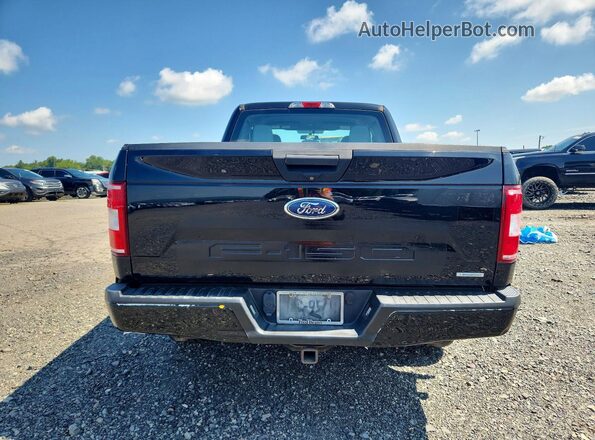 1FTEX1EP7JFB07865 2018 FORD F150 Black Հետևի տեսք