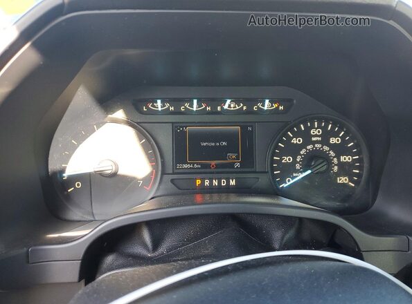1FTEX1EP7JFB07865 2018 FORD F150 Black Սարքավորումների վահանակի տեսք
