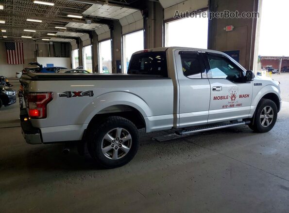 1FTEX1EP7JKD34075 2018 FORD F150 Gray Հետևի աջ