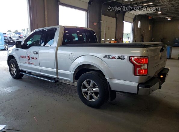 1FTEX1EP7JKD34075 2018 FORD F150 Gray Հետևի ձախ