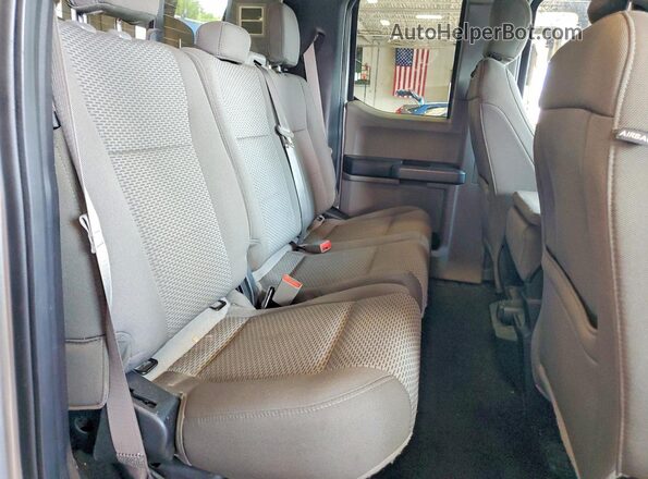 1FTEX1EP7JKD34075 2018 FORD F150 Gray Հետևի նստատեղերի տեսք