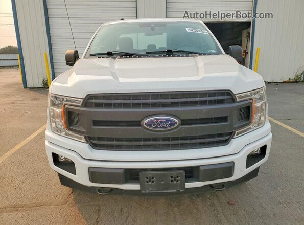 1FTEX1EP7KFA35809 2019 FORD F150 White Вид спереду