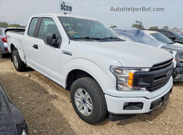 1FTEX1EP7KFA35809 2019 FORD F150 White Передня права чверть