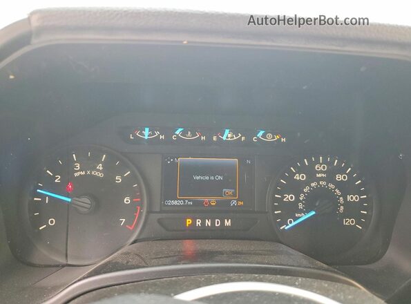 1FTEX1EP7KFA35809 2019 FORD F150 White Вид щитка приладів